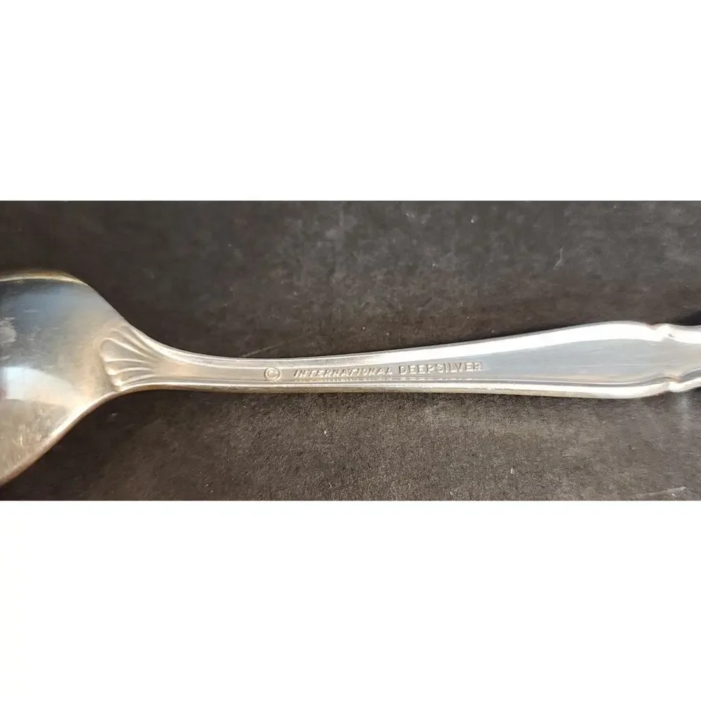 International Deepsilver Silverplate CHADWICK Teaspoons 6
